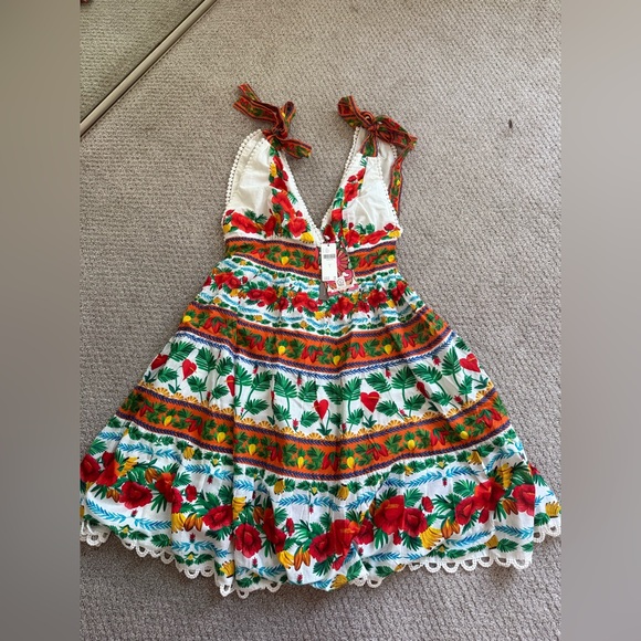 FARM Rio Colorful Floral Mini Dress - Picture 5 of 6